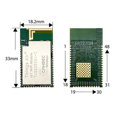 TX 16.5dBm 2.4G IoT Wifi Module Wifi Wireless Transceiver Module TA3235SA-C หน่วยรับสัญญาณไร้สาย